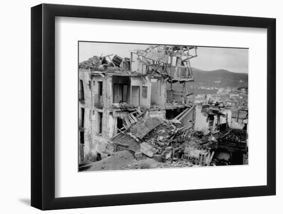 War Damage in Spain-null-Framed Photographic Print