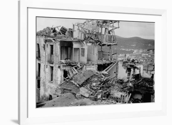 War Damage in Spain-null-Framed Photographic Print