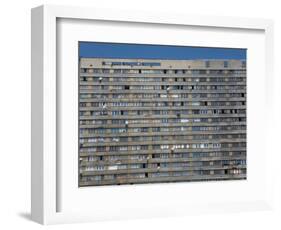 War Damaged Apartment Block, Sarajevo, Bosnia, Bosnia-Herzegovina-Graham Lawrence-Framed Photographic Print