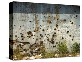 War Damaged Building, Sarajevo, Bosnia, Bosnia-Herzegovina-Graham Lawrence-Stretched Canvas