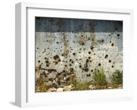 War Damaged Building, Sarajevo, Bosnia, Bosnia-Herzegovina-Graham Lawrence-Framed Photographic Print