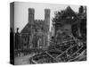 War Damaged Saint Augustin's College-null-Stretched Canvas
