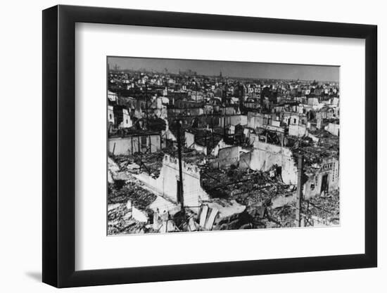 War-Damaged Shanghai-null-Framed Photographic Print