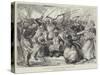 War-Dance of the Sultan of Zanzibar's Irregular Troops-null-Stretched Canvas