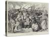 War-Dance of the Sultan of Zanzibar's Irregular Troops-null-Stretched Canvas