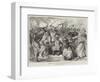 War-Dance of the Sultan of Zanzibar's Irregular Troops-null-Framed Giclee Print