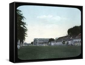 War Department Buildings and Military College, Bangkok, Siam-null-Framed Stretched Canvas