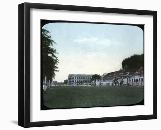 War Department Buildings and Military College, Bangkok, Siam-null-Framed Giclee Print