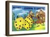 War Games, Learning How to Shoot Craps-Lantern Press-Framed Art Print