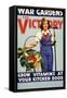 War Gardens for Victory, 1942-null-Framed Stretched Canvas