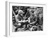 War Hunt by DenisSanders with John Saxon and Robert Redford, 1961 (b/w photo)-null-Framed Photo