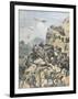 War in Eritrea, from 'La Domenica Del Corriere', 1936-null-Framed Giclee Print