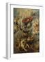 War in Heaven. Archangel Michael in the Fight Against Schismatic Angels-Peter Paul Rubens-Framed Giclee Print