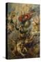 War in Heaven. Archangel Michael in the Fight Against Schismatic Angels-Peter Paul Rubens-Stretched Canvas