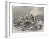 War in Morocco, Conflict Between Moorish and Spanish Cavalry on the 1 January-null-Framed Giclee Print