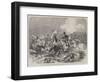War in Morocco, Conflict Between Moorish and Spanish Cavalry on the 1 January-null-Framed Giclee Print