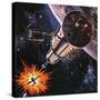 War in Outer Space, as Envisaged in 1977-Gerry Wood-Stretched Canvas