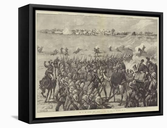 War in the Soudan, First Attempt to Take the Town of Metammeh, 21 January-William Heysham Overend-Framed Stretched Canvas