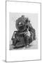 War Information Photographer Jack Delano and Train-Jack Delano-Mounted Art Print