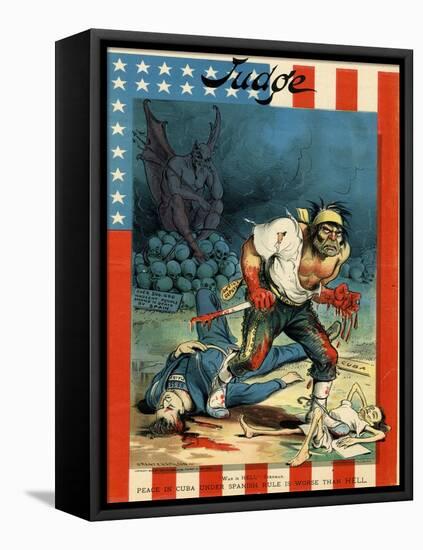 War Is Hell - Sherman-Grant E. Hamilton-Framed Stretched Canvas