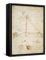 War Machine-Leonardo da Vinci-Framed Stretched Canvas