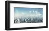 War Machines over a Scifi City-null-Framed Art Print