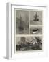 War Manoeuvres of an Ironclad at Sea-Joseph Nash-Framed Giclee Print