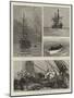 War Manoeuvres of an Ironclad at Sea-Joseph Nash-Mounted Giclee Print