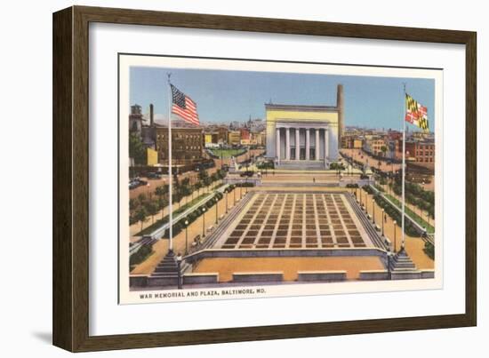 War Memorial, Baltimore-null-Framed Premium Giclee Print