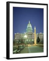 War Memorial, in Front of the State Capitol, 1886-1908, Denver-Christopher Rennie-Framed Photographic Print