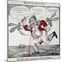 War Of 1812: Cartoon, 1813-null-Mounted Giclee Print