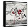 War Of 1812: Cartoon, 1813-null-Framed Stretched Canvas