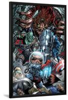 War of Kings No.3 Group: Rocket Raccoon, Drax, Major Victory and Groot-Paul Pelletier-Lamina Framed Poster