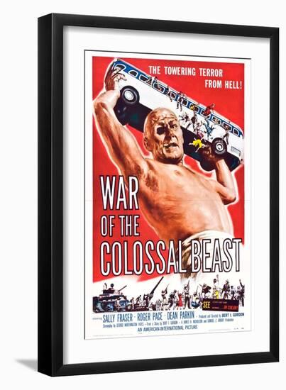 War of the Colossal Beast-null-Framed Art Print