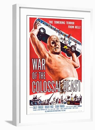 War of the Colossal Beast-null-Framed Art Print