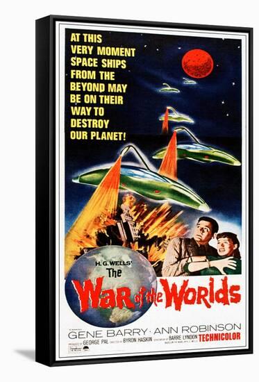 War of the Worlds, Bottom From Left: Gene Barry, Ann Robinson, 1953-null-Framed Stretched Canvas