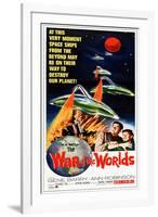 War of the Worlds, Bottom From Left: Gene Barry, Ann Robinson, 1953-null-Framed Art Print