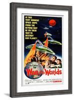 War of the Worlds, Bottom From Left: Gene Barry, Ann Robinson, 1953-null-Framed Art Print