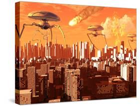 War of the Worlds-Stocktrek Images-Stretched Canvas