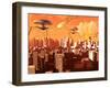 War of the Worlds-Stocktrek Images-Framed Photographic Print