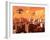 War of the Worlds-Stocktrek Images-Framed Photographic Print