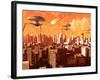 War of the Worlds-Stocktrek Images-Framed Photographic Print