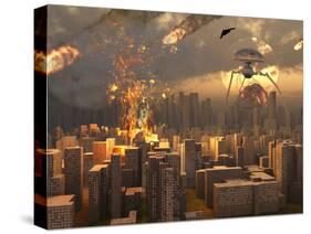 War of the Worlds-Stocktrek Images-Stretched Canvas