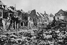 'A Scene of Desolation. - A Street in Peronne', 1919-War Office-Photographic Print
