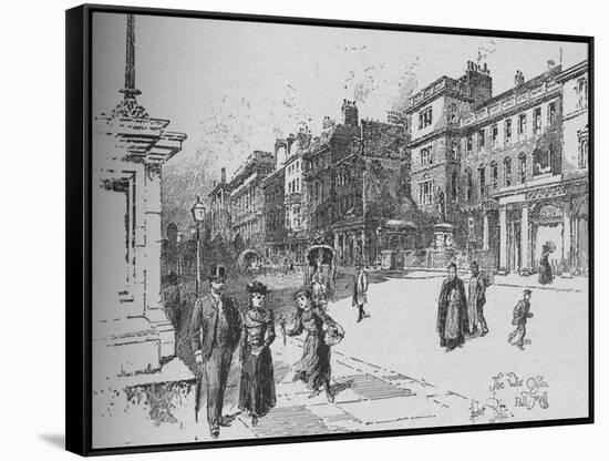 'War Office, Pall Mall', c1890-Herbert Railton-Framed Stretched Canvas