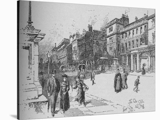 'War Office, Pall Mall', c1890-Herbert Railton-Stretched Canvas