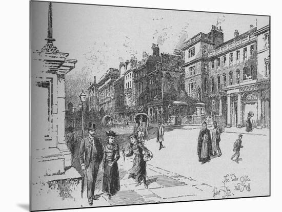 'War Office, Pall Mall', c1890-Herbert Railton-Mounted Premium Giclee Print