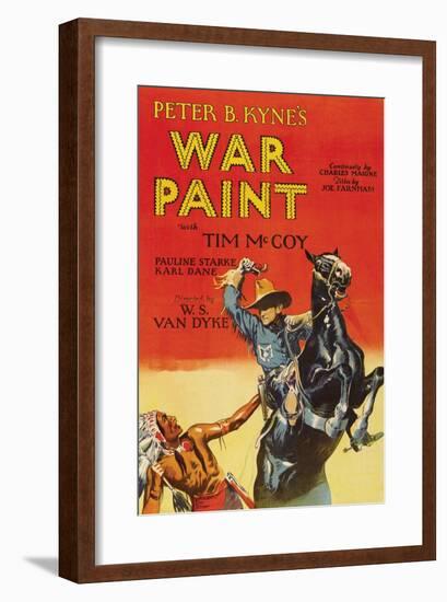 War Paint-null-Framed Art Print
