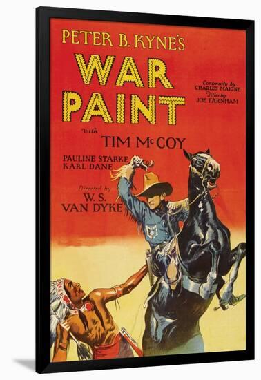 War Paint-null-Framed Art Print