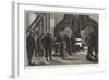 War Preparations in China, Welding a Coil for a Great Gun at the Arsenal, Shanghai-Frank Dadd-Framed Giclee Print